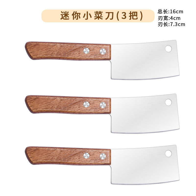 Mini cuchillo de cocina cuchillo de frutas de acero inoxidable cuchillo de cocina para bebés cuchillo de cocina