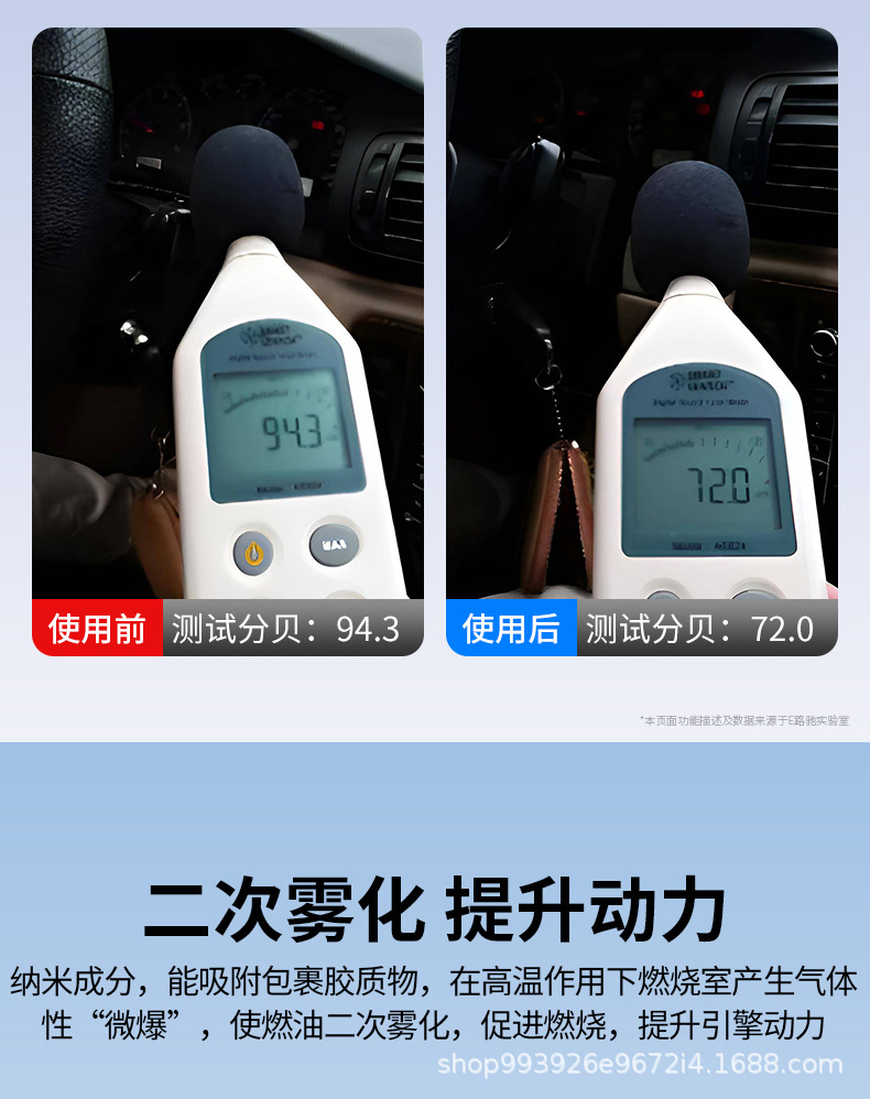 E Road Chichi Gasoline Car Exhaust Treatment Purifier Reduces Cohcnox Without Disassembly, Removes Carbon, and Aids in Passing Annual Inspection