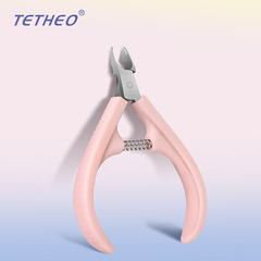 緹香專用美甲死皮剪批發俄式剪刀去修腳專業剪小口平塑料死皮鉗