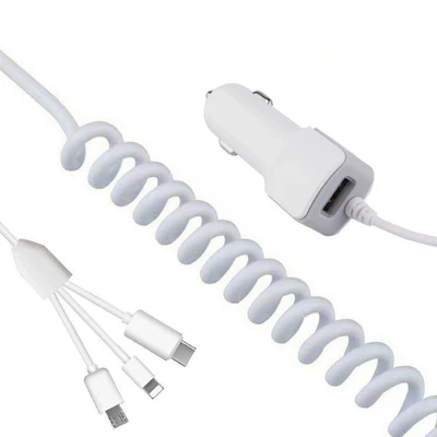 New Duckbill 3-in-1 Car Charger Mobil şarj cihazları