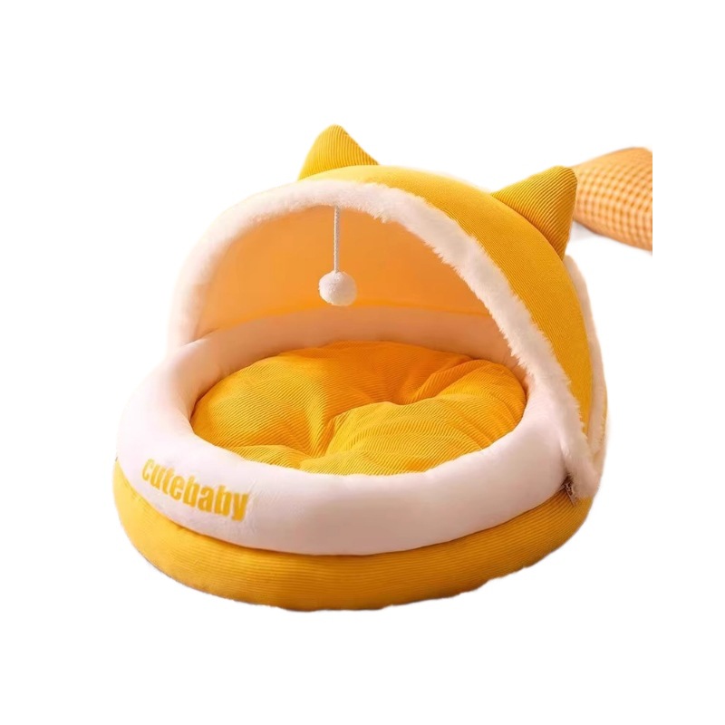 En otoño e invierno, perro grande, perro golden retriever, perro, peluche, oso, nido para gatos, cálido, extraíble y lavable, nido para mascotas universal de cuatro estaciones