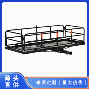 American Style Square Mouth Foldableing Shelf |   2inch Hanging Luggage Basket |   Portable Car Storage Rack