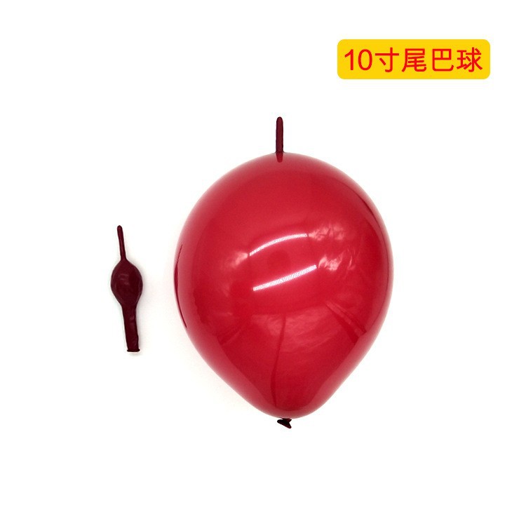 10 pulgadas doble corazón granada globo rojo corazón gemas globo de látex rojo boda decoración de la habitación