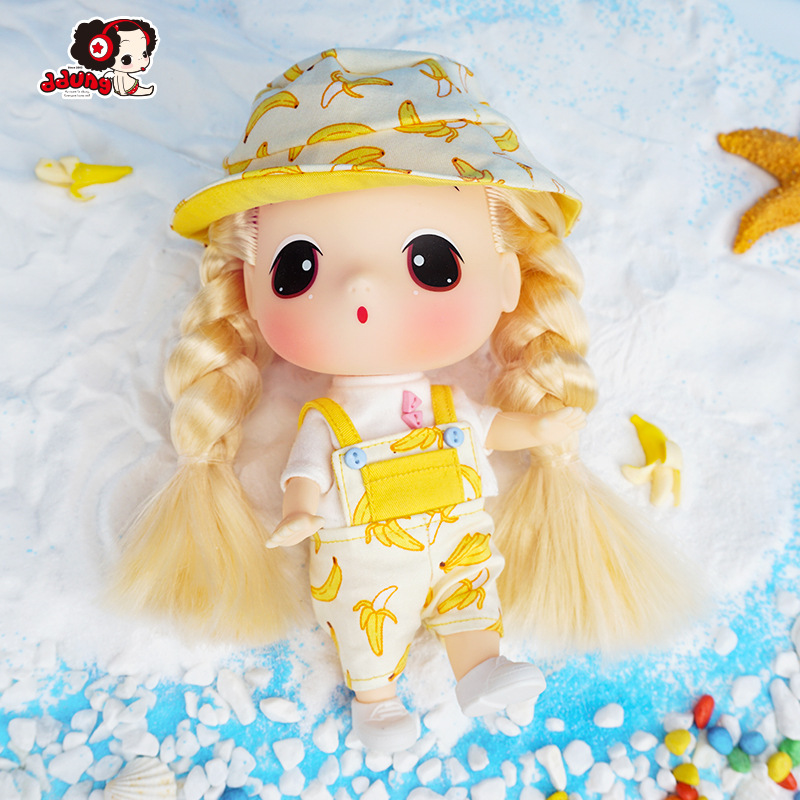 香蕉娃娃女孩公主洋娃娃可爱萌娃娃玩偶公仔送女友生日礼品