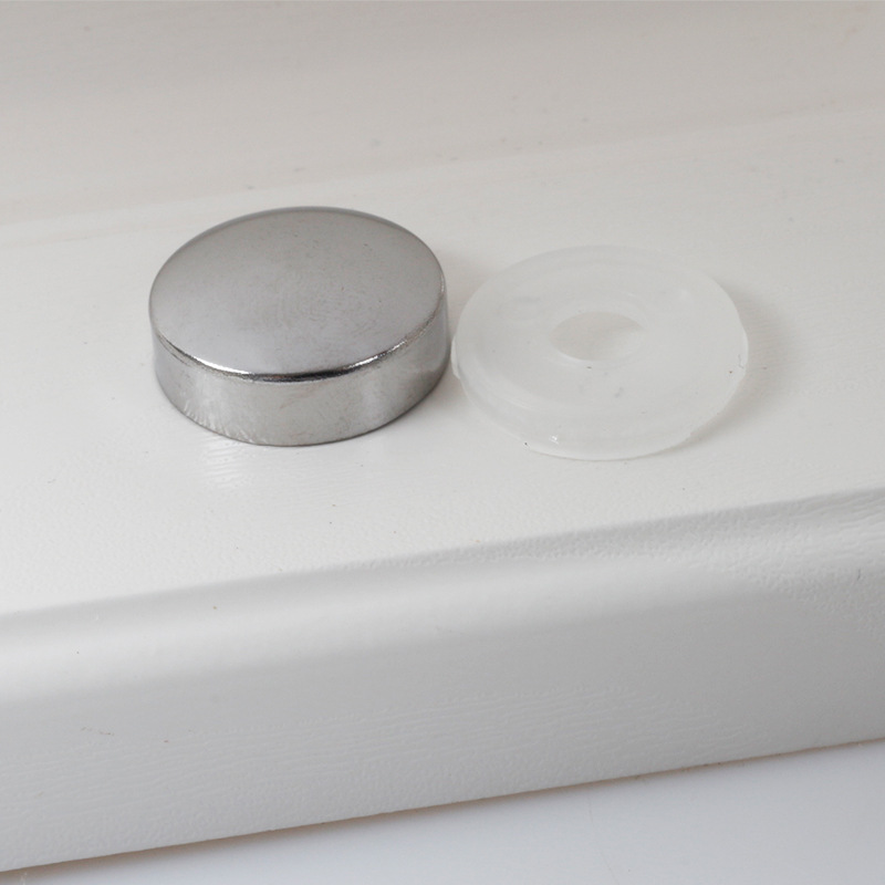 Manufacturer's round decorative cover screw fastener advertising pin glass mirror pin ugly cover 20 round face iron glue base mirror pin