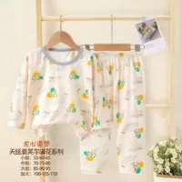 Pajamas Ретро с длинными рукавами брюки пижамный набор детский костюм с кондиционером дома производитель оптом