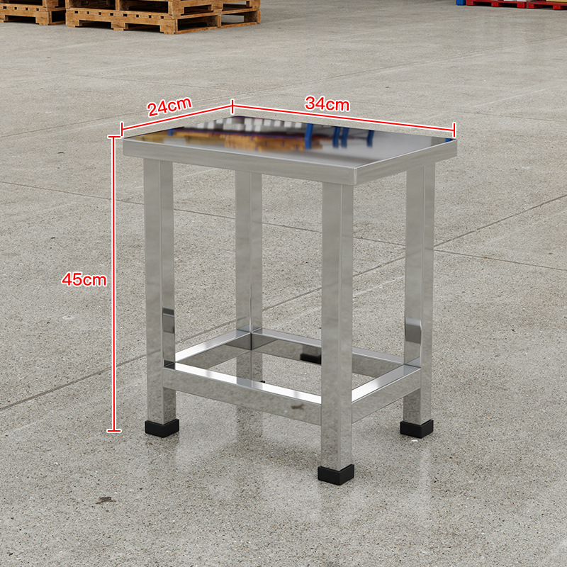 Mesa de acero inoxidable mesa de trabajo pesada mesa de laboratorio mesa de inspección de fábrica compuesta mesa de acero inoxidable