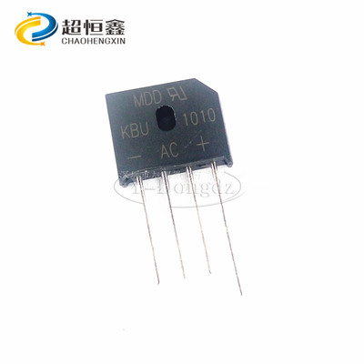 Original MDD KBU1010 10A/1000V Flat bridge Electromagnetic furnace Bridge rectifier Bridge rectifier