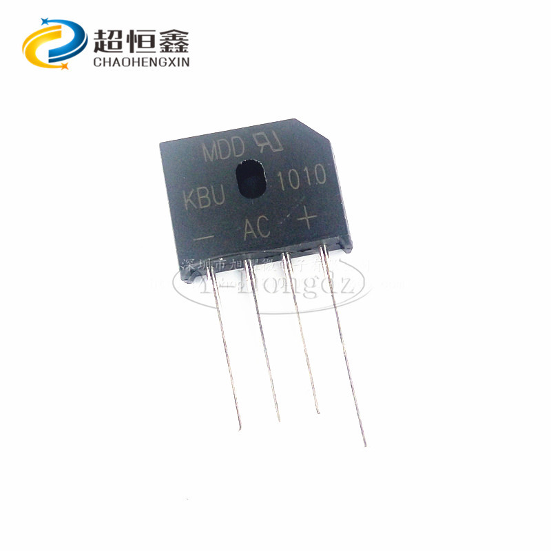 Original MDD KBU1010 10A/1000V Flat bridge Electromagnetic furnace Bridge rectifier Bridge rectifier