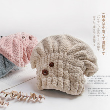 菠萝格蘑菇干发帽 吸水包头柔软长发浴帽加厚短发快干发巾可定制