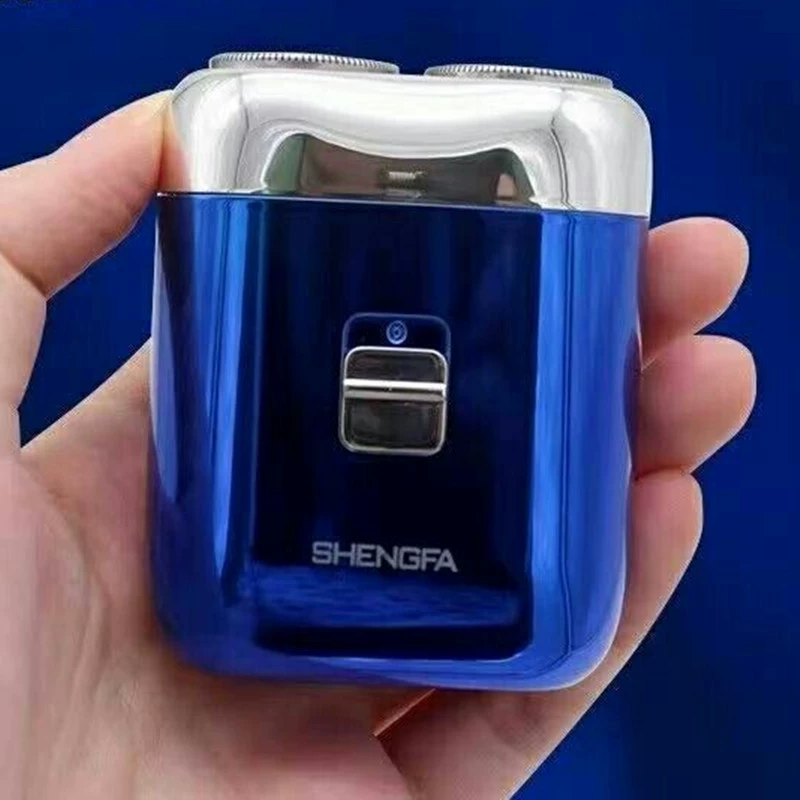 Shengfa бритва Электрический бритв SF629 вращающийся 2 ножа головка небольшой портативный бритва TYPE-C интерфейс