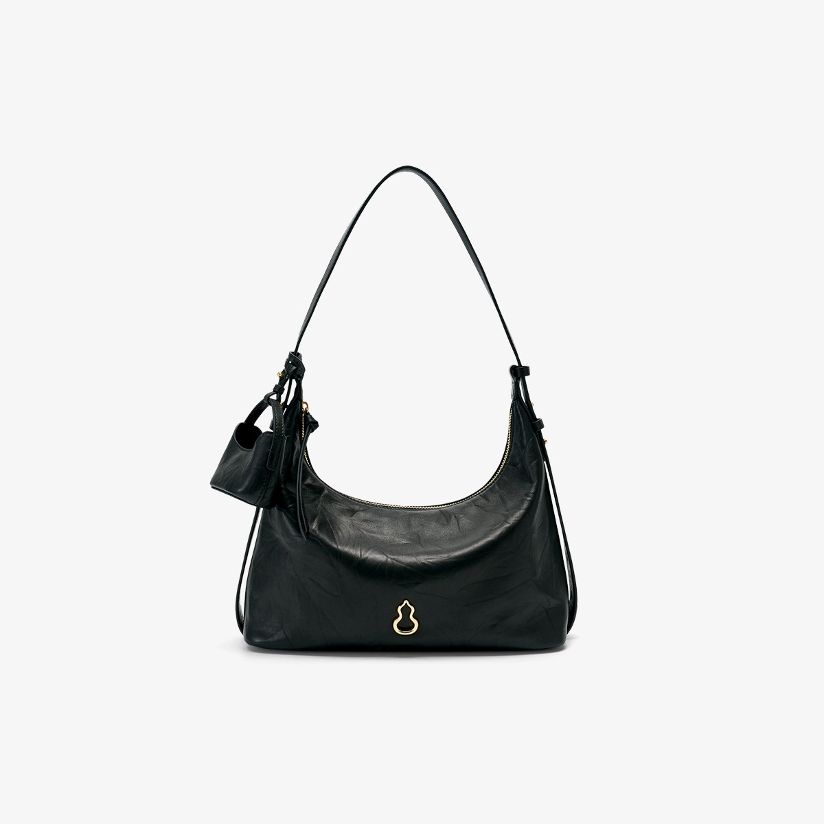 BAMPO Jinyuan HOBO Bag - Top Grain Cowhide Underarm Bag, New Texture Shoulder & Crossbody Bag - Thumbnail 6