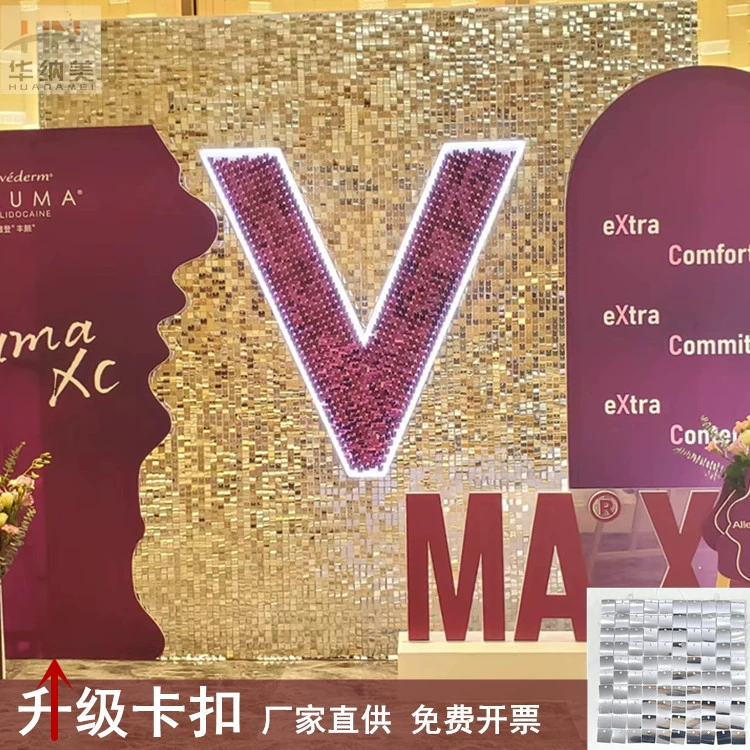 Ветровая пластина Блестки Свадьба Праздник фон настенный замок Тип напольная установка Чистая Красная вечеринка по случаю Дня Рождения