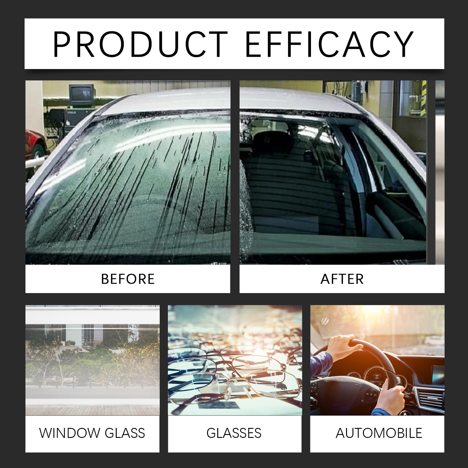 Rayhong Car Glass Anti-Fog Agent Car Glass Anti-Fog Car Window Front Glass Cleaning and Brightening Spray