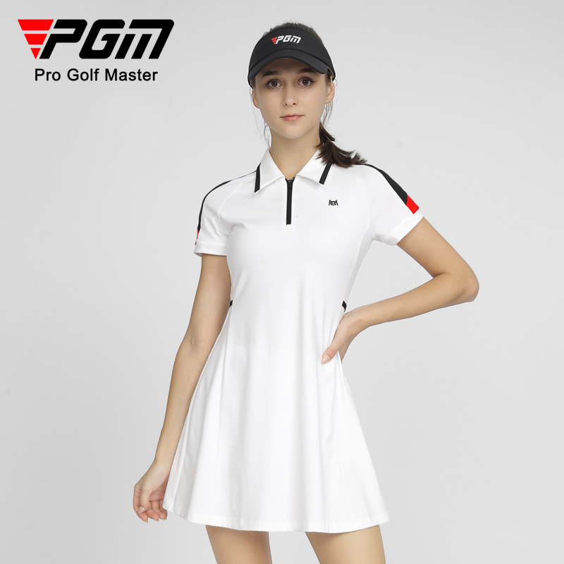 PGM 新品高尔夫女士连衣裙服装高弹女装时尚百搭裙子吸湿速干|ru