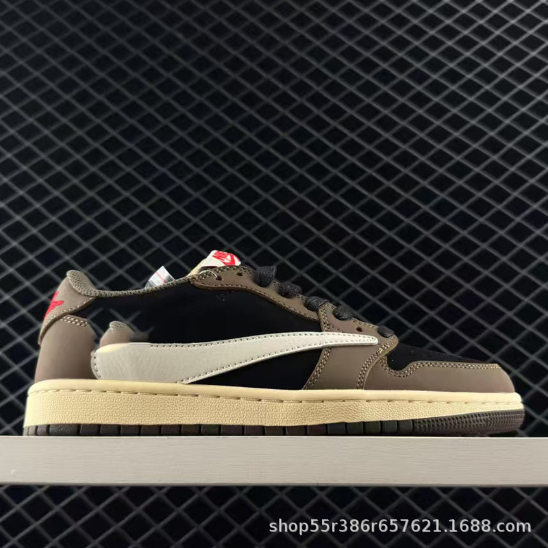 Foreign Trade Pure Original Aj1 Generation Barb Basketball Shoes Non-Slip Wear-Resistant Practical Shock-Absorbing Fashion Casual Joe 1 Men's and Women's Sports Shoes