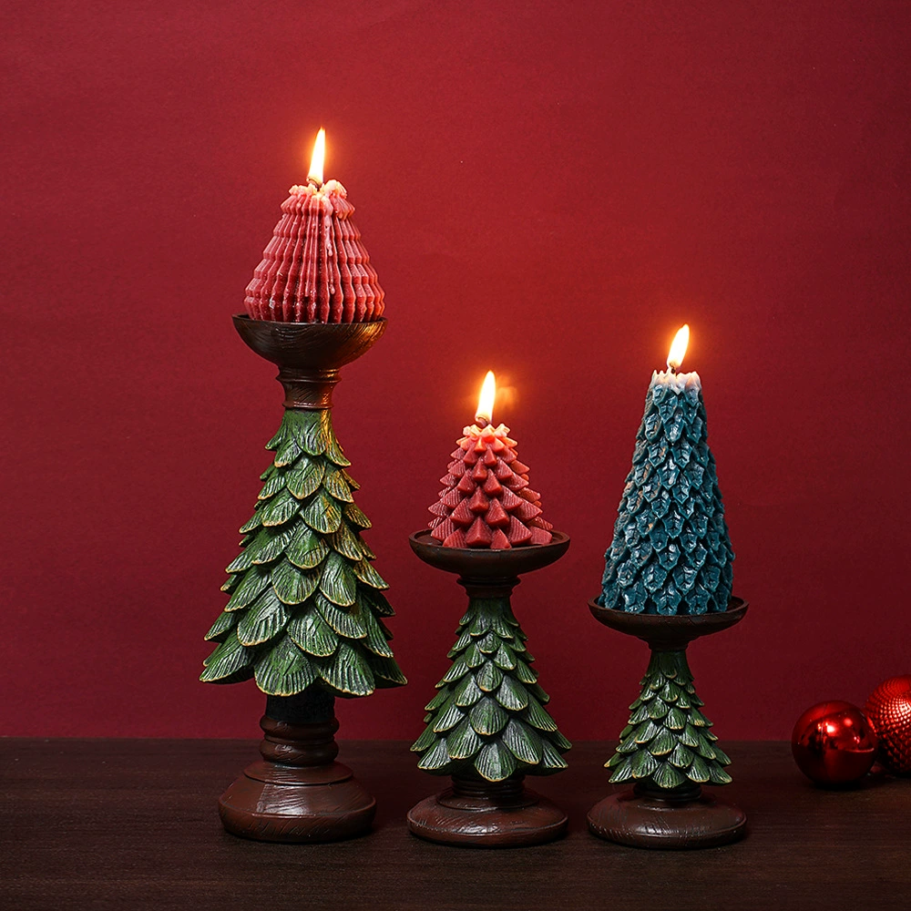 Елочная candlestick-украшения американский ретро окно веранда резиновая декорация рождественский настольный подарок украшения
