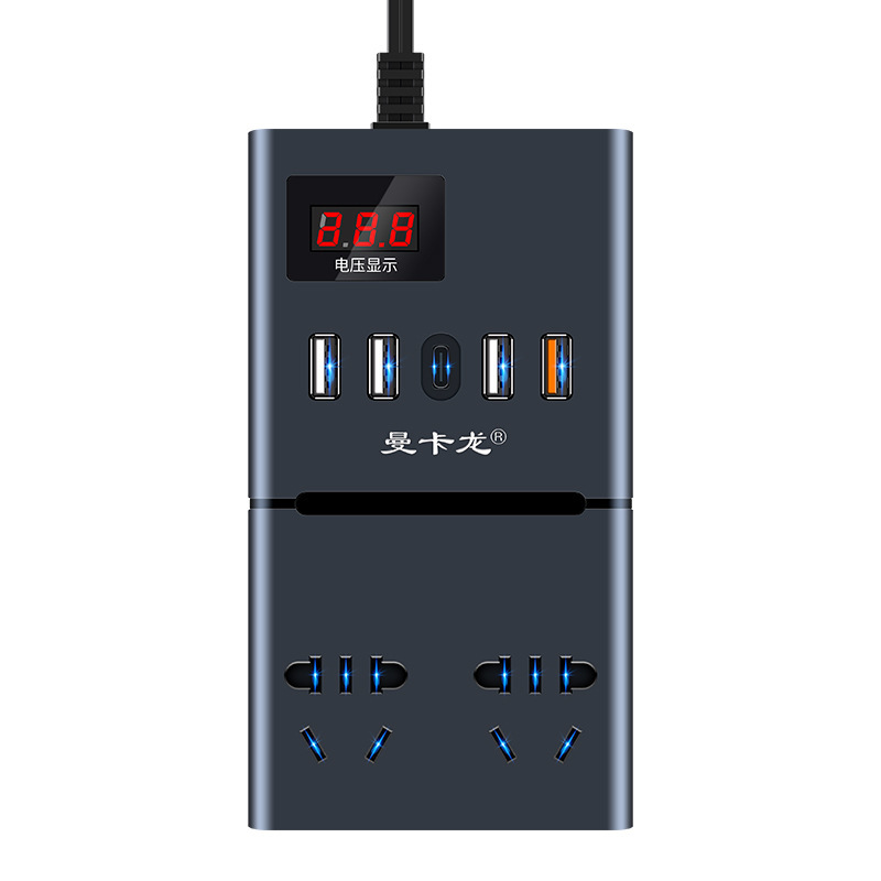 車載インバーター12v 24v回転220v自動車昇圧器充電トラック家庭用コンセント電源変換器|undefined