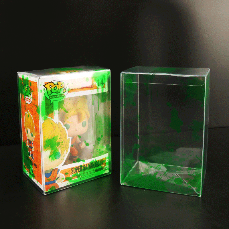 Caja de embalaje transparente de PVC a prueba de polvo para colección de figuras prefabricadas, caja protectora para Funko Pop de 4, 6 y 10 pulgadas