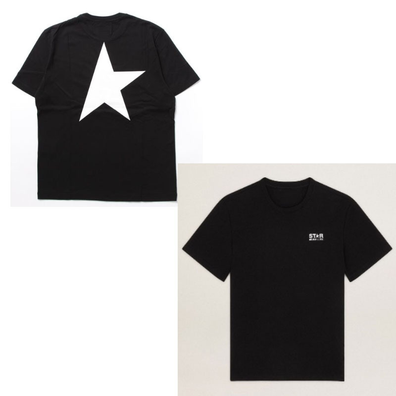 Golden Goose Star Collection Big Star Back T-Shirt Black