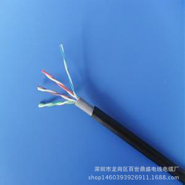 厂家直销 足0.5无氧铜 CAT-5E 阻防水防鼠蚁咬超五类室外网线