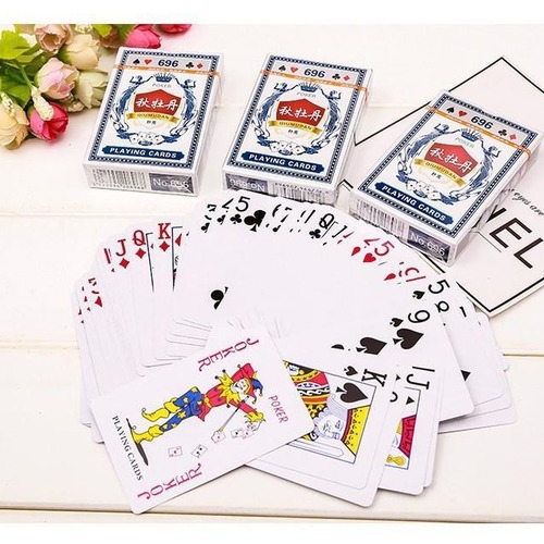 Autumn Peony Thick Poker Cards Creative Inexpensive Thick Playing Cards Entertainment Cards Dou Di Zhu Poker Cards