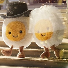 結婚水煮卵ウェディング花嫁趣味卵新郎水煮卵ぬいぐるみカップルプレゼントぬいぐるみ
