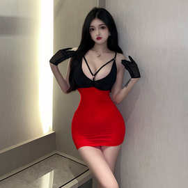 爱如如情调趣内衣性感睡裙新免脱前吃后可入挑逗火辣纯欲御姐6045