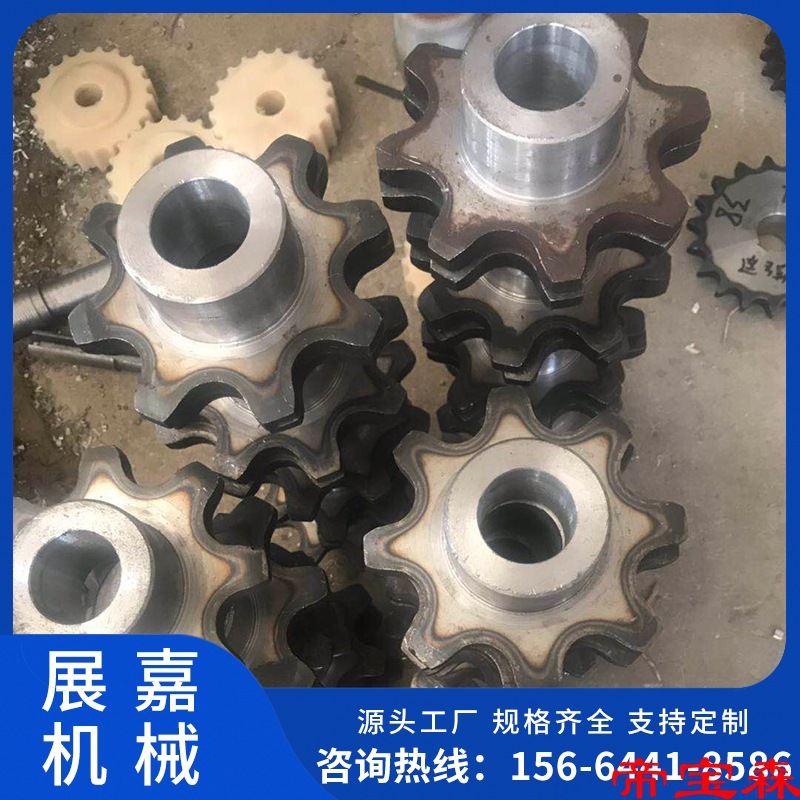 T不锈钢链轮非标单双排工业传动链轮齿轮配件大全输送机械齿轮|ru