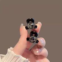 迷你~ 水钻精致侧边刘海小抓夹女高级感2024新款发量少公主头发夹