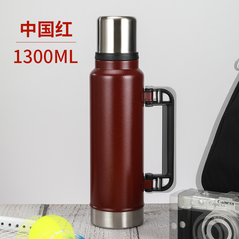 Botella térmica tipo Stanley, portátil para viajes y exteriores