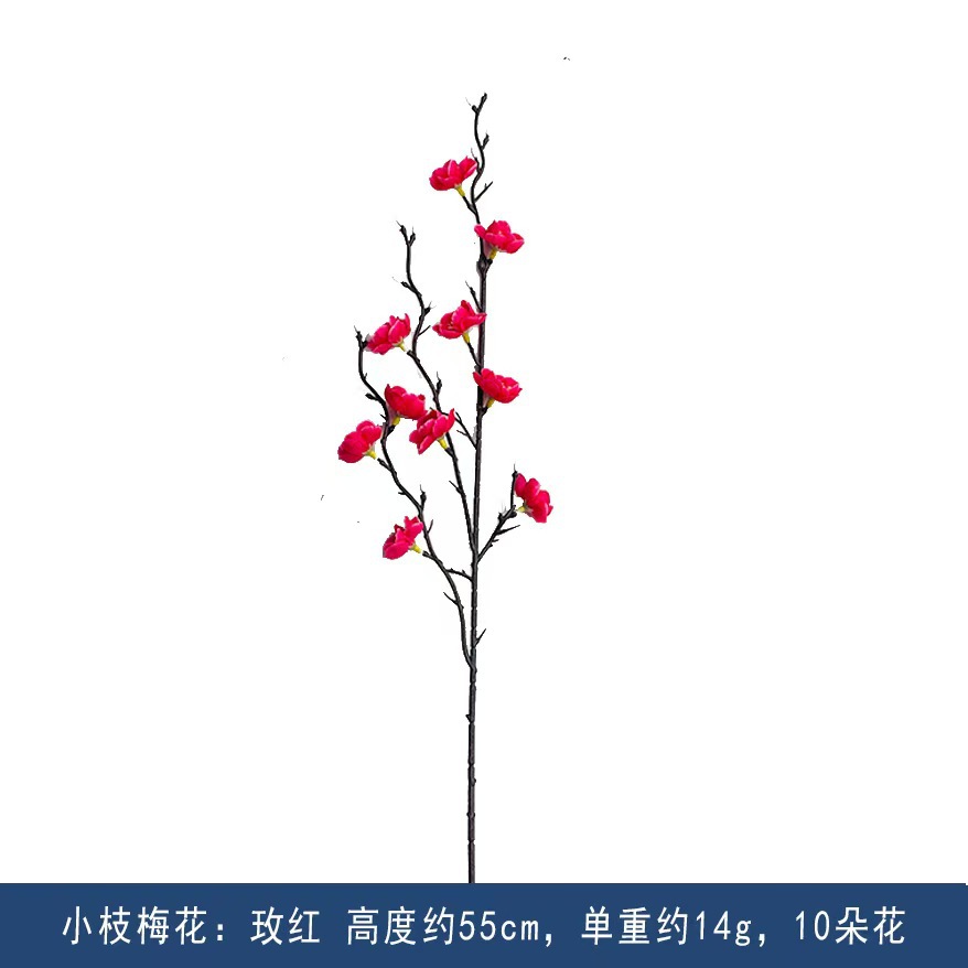 미니 플럼 로즈 레드