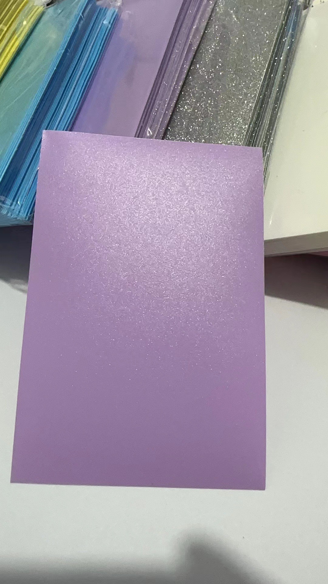 Película de tarjeta de palomitas de maíz 20 seda boca plana bar Ye Luoli Pony Baoli funda de tarjeta pequeña película protectora escritura Polaroid