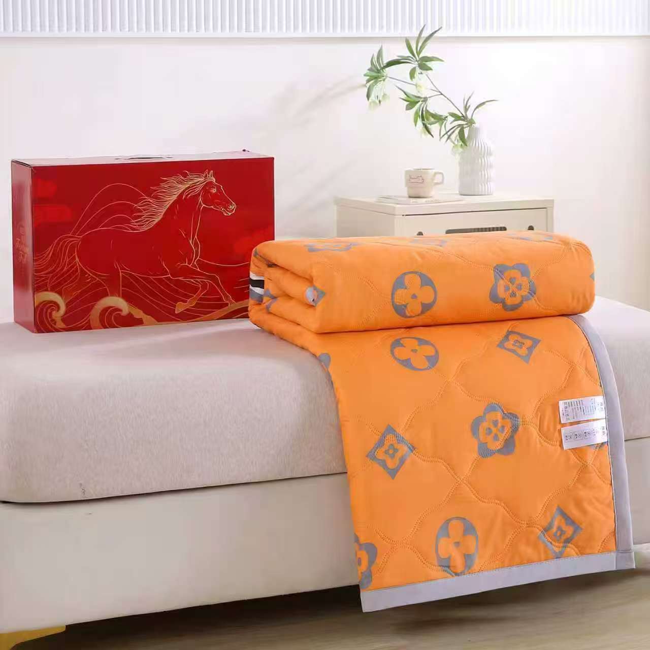 Factory Wholesale Summer Quilt Summer Thin Quilt Opening Event Summer Cool Quilt Store Celebration Gift Air Conditioning Quilt Children's Quilt Wholesale