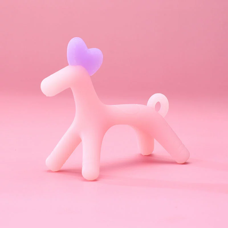 Silicone children's teether, chewy toy, (Physicals)
