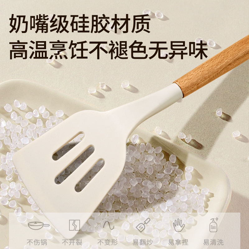 Fábrica de alimentos suplementarios para bebés venta directa no pegajosos caseros cucharas de verduras cucharas de alimentos para el cabello cucharas regalos de madera no