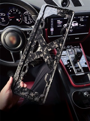 License plate holder/license plate holder Carbon Fiber License Plate - fuel-blue-label-forged-grain-license-plate-frame