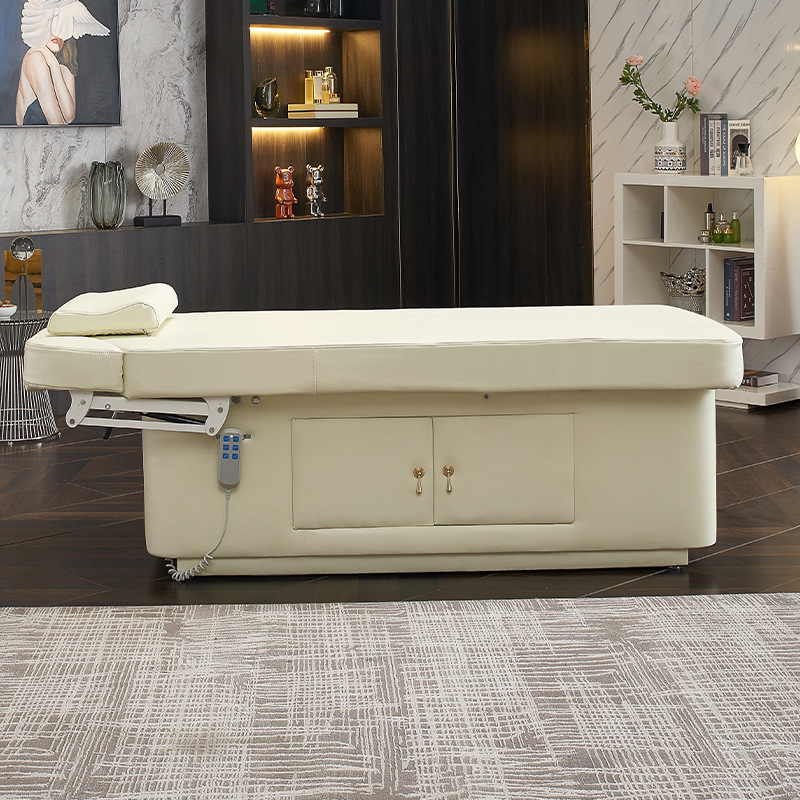 Fábrica de elevación eléctrica cama de belleza salón de belleza calefacción masaje fisioterapia cama tatuaje pestañas cama especial tatuaje bordado cama