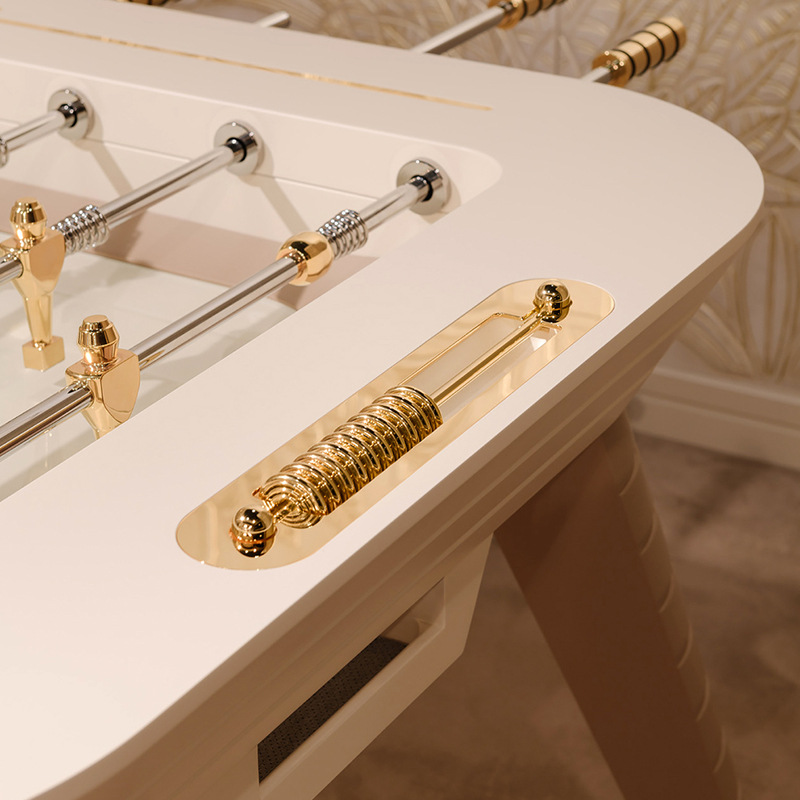 Bara telescópica de futbolín estándar internacional, modelo de diseñador moderno, entretenimiento en el hogar, máquina de fútbol, juego de pies de mesa