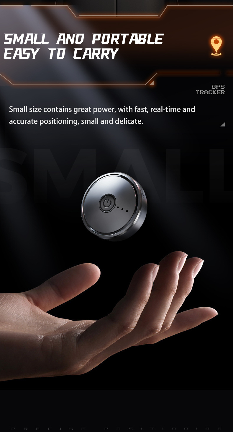 Q4 Global Cross-Border GPS Locator 4G Beidou Strong Magnetic Anti-Loss Device for Elderly, Pets, and Cars