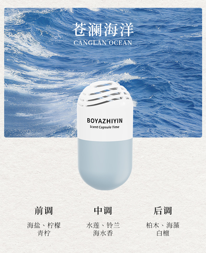 [Premium Selection] Car Perfume Solid Fragrance Balm High-End Decoration Deodorizer Odor Removal Long-Lasting Fresh Scent