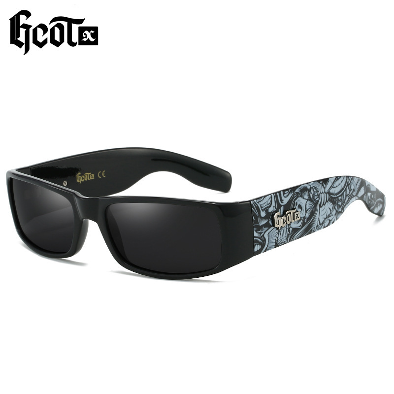 GCOTX Trendy Brand Chicano Locomotive Gangster Style Hip Hop Fashion West Coast Polarized Sunglasses G662 GCOTX Trendy Brand Chicano Locomotive Gangster Style Hip Hop Fashion West Coast Polarized Sunglasses G662