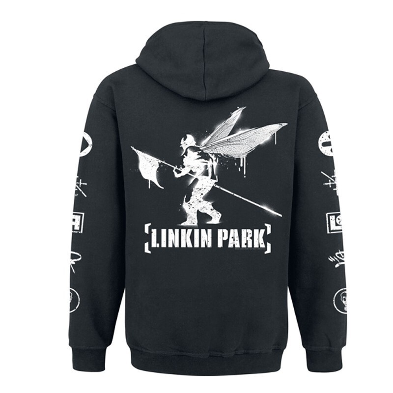 Lincoln Park Linkin Hooded Sweater Men's Loose Autumn and Winter ins Jacket Men's Fashionable Brand Long-Sleeved Top