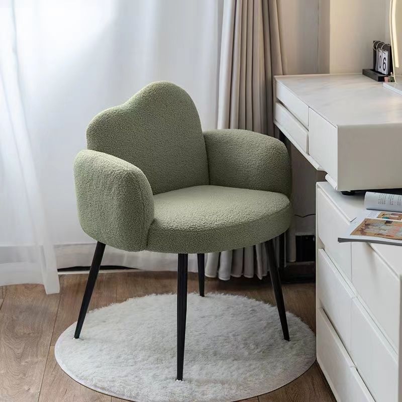 silla de maquillaje simple silla de vestuario doméstica confortable silla de alta calidad silla de niña silla de tocador de varios colores