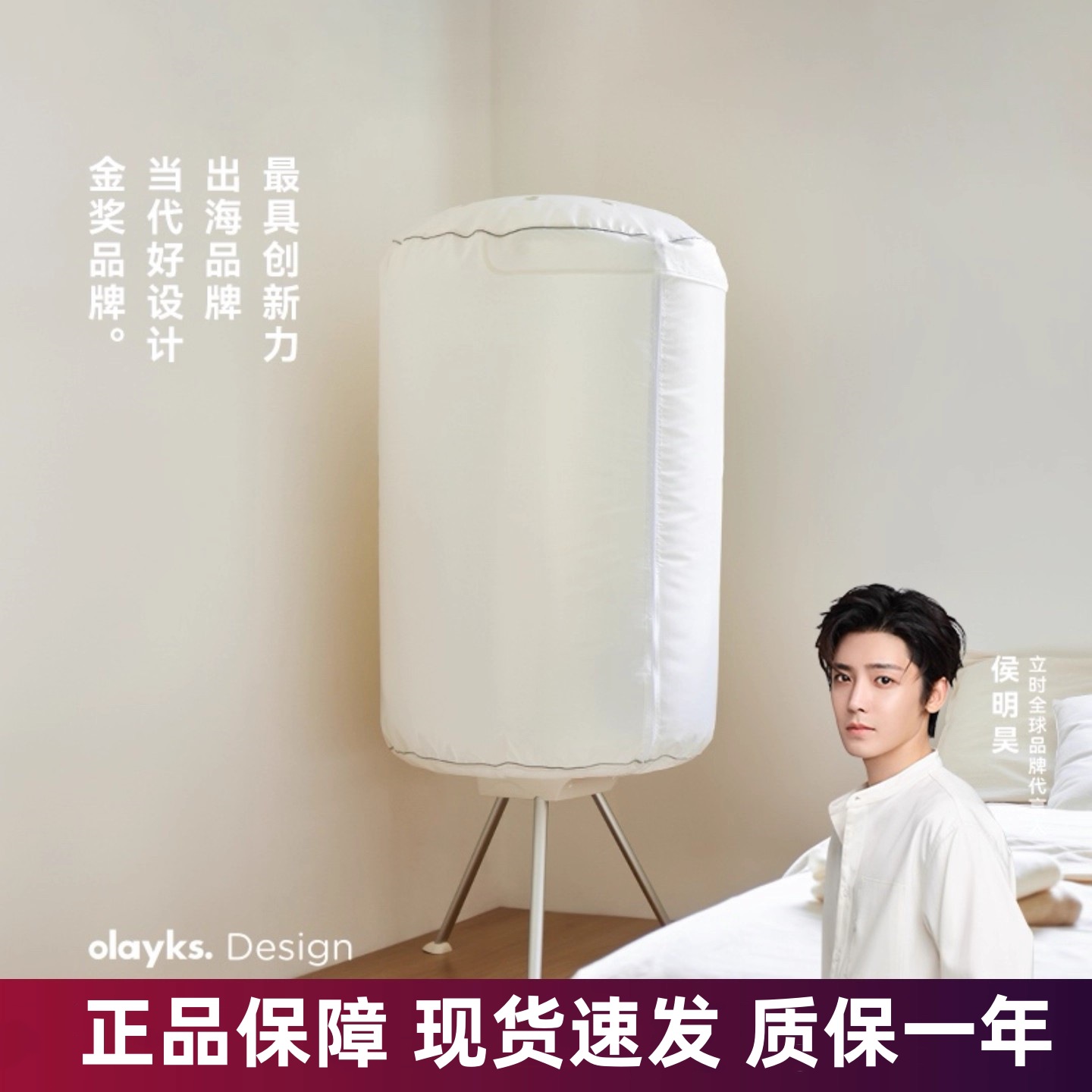 Olayks Instant Dryer Gyj00101 Household Portable Clothes Dryer Small Dormitory Dryer Foldableing Clothes Dryer