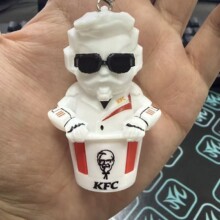 三角洲行动肯小桶威虫可拆卸威龙威虫3D打印钥匙扣深海异兽系列