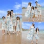 三亚旅游海边碎花连衣裙