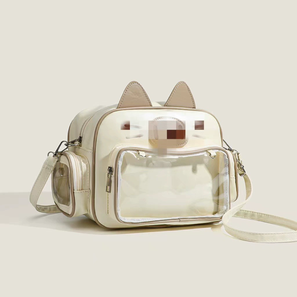 Backpack Ji Guzi college-style one-shoulder bag, Y2K cute millennium trend (2–4 colors)