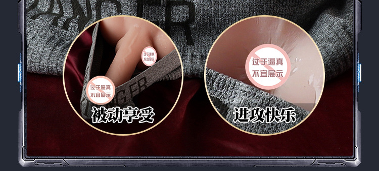 Female Half-Body Solid Doll Masturbation Device, TPE Adult Sex Toy with Inverted Mold and Big Ass — detail image 6