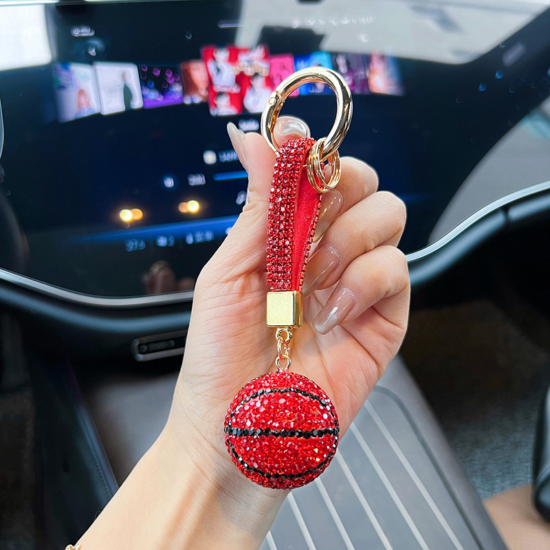 1 Piece Classic Style Streetwear Basketball Metal Clay Unisex Bag Pendant Keychain display picture 4